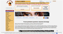 Desktop Screenshot of forum-plomberie.com