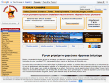 Tablet Screenshot of forum-plomberie.com